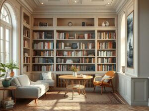 screedmaster.ru | Домашний библиотечный уголок из дерева