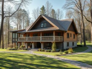 screedmaster.ru | Проекты домов из клееного бруса с мансардой